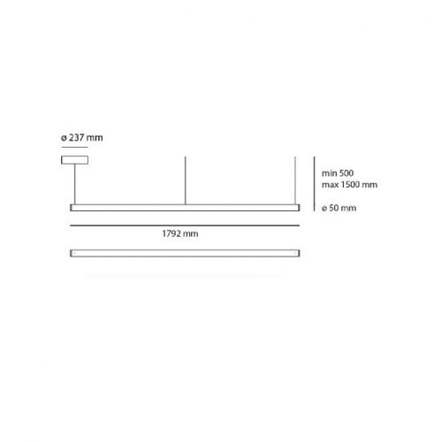 Artemide Alphabet of Light Linear Suspension lamp - Image 8