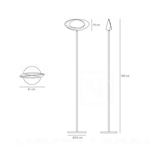 Artemide Cabildo LED Lampada da Terra - immagine 5