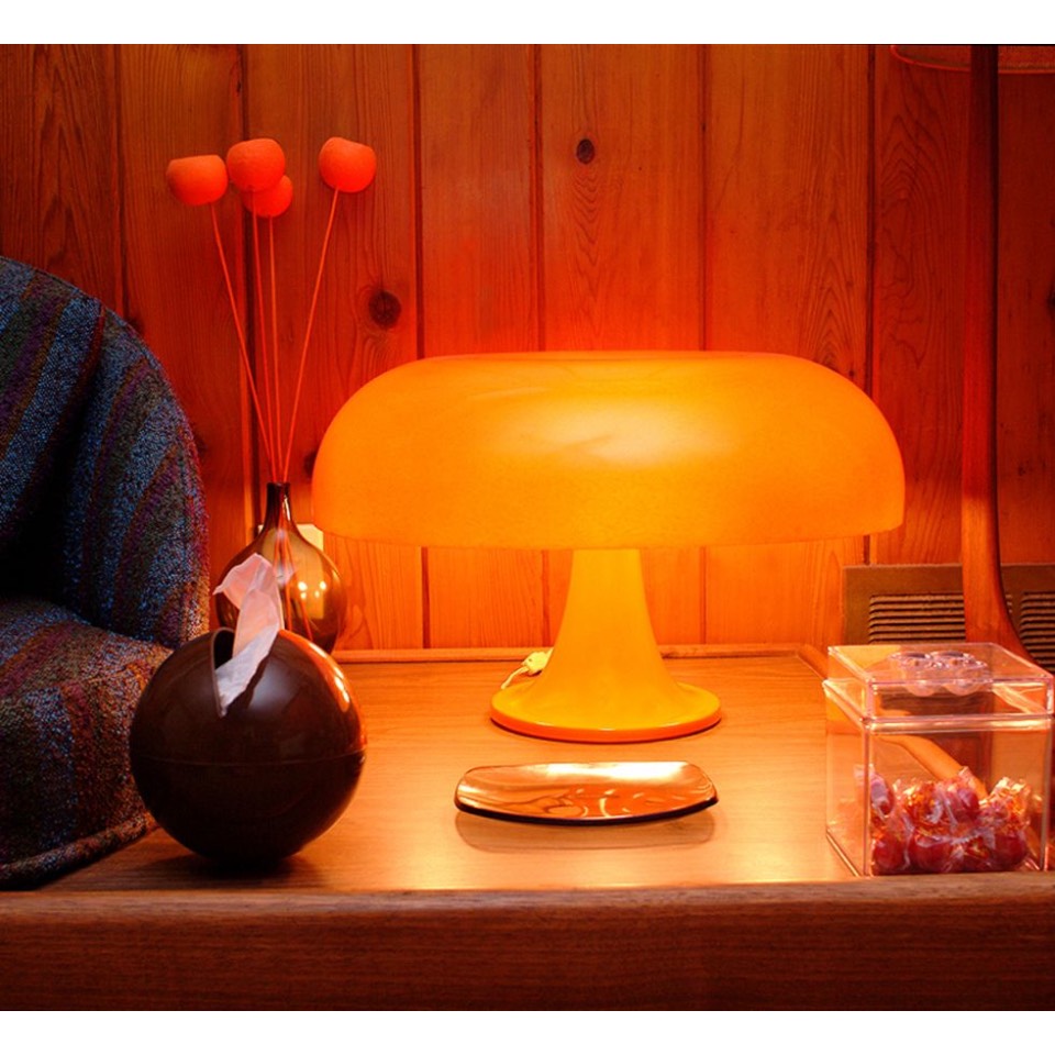 Artemide orange lamp deals