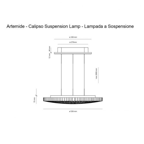 Artemide Calipso Suspension lamp - Image 5