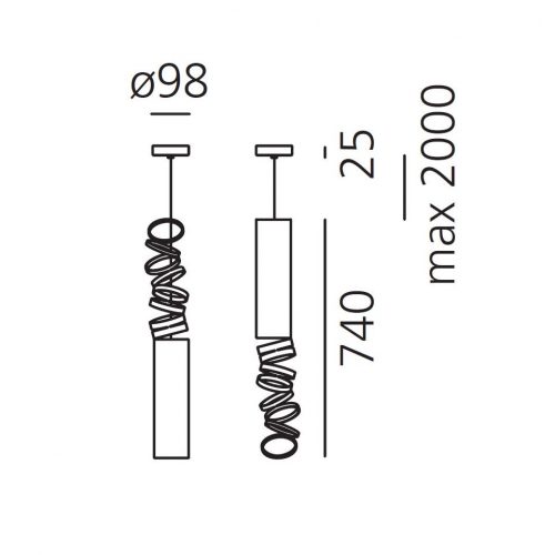 Artemide Decompose' Suspension lamp - Image 6