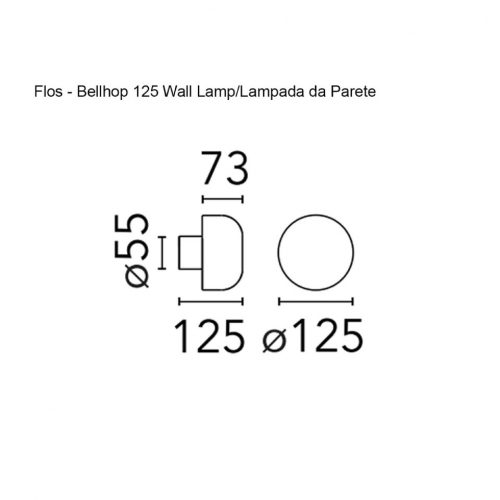 Flos Bellhop 125 Dali Lampada da Parete - immagine 9