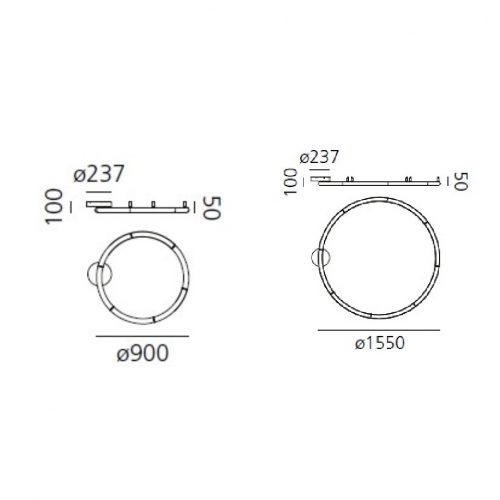 Artemide Alphabet of light Circular Wall lamp - Image 4
