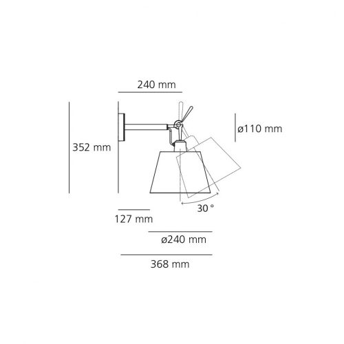 Artemide Tolomeo Diffusore Wall lamp - Image 5