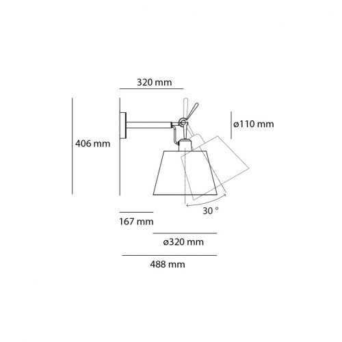 Artemide Tolomeo Diffusore Wall lamp - Image 6
