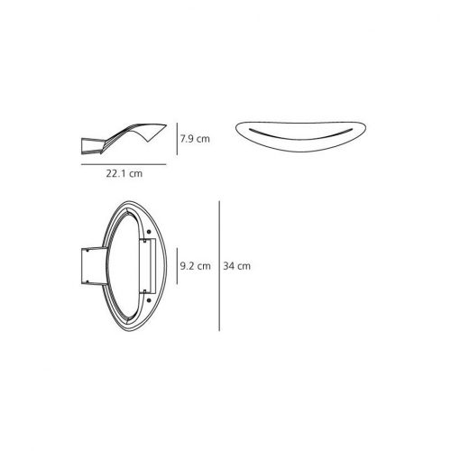 Artemide Mesmeri Lampada da Parete - immagine 2