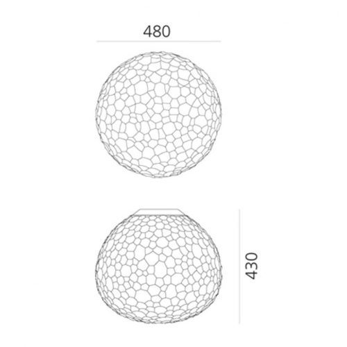Artemide Meteorite 48 Lampada a Soffitto - immagine 2