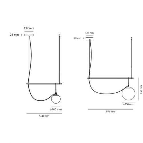 Artemide nh S1/S2 Suspension lamp - Image 5