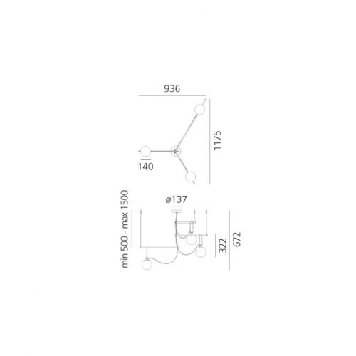 Artemide nh S3 14 Cluster Lampada a Sospensione - immagine 6