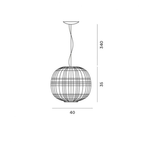 Foscarini Tartan Suspension lamp - Image 2