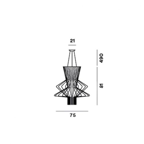 Foscarini Allegretto Ritmico Suspension lamp - Image 2