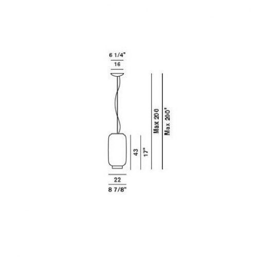 Foscarini Chouchin 2 Lampada a sospensione - immagine 2