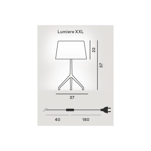 Foscarini Lumiere XXL - XXS Table lamp - Image 2