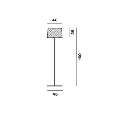 Foscarini Twiggy Grid Lettura + XL Outdoor Lampada da Terra - immagine 9