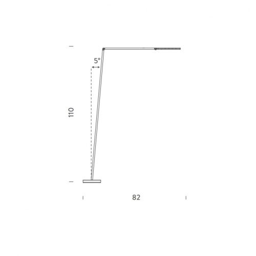 Nemo Untitled Reading Linear Floor lamp - Image 2