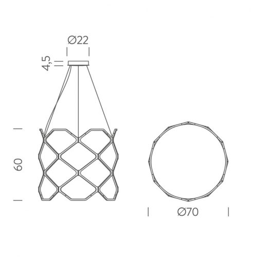 Nemo Titia Suspension lamp - Image 2
