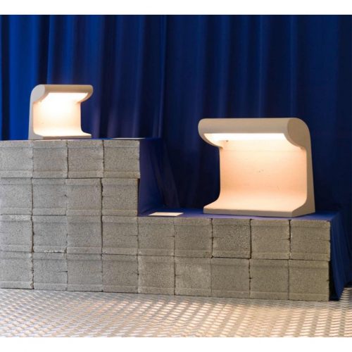 Nemo Borne Béton Petite Lampada da Tavolo - immagine 3