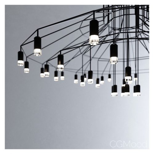 Vibia Wireflow Chandelier 0376 Suspension lamp - Image 3