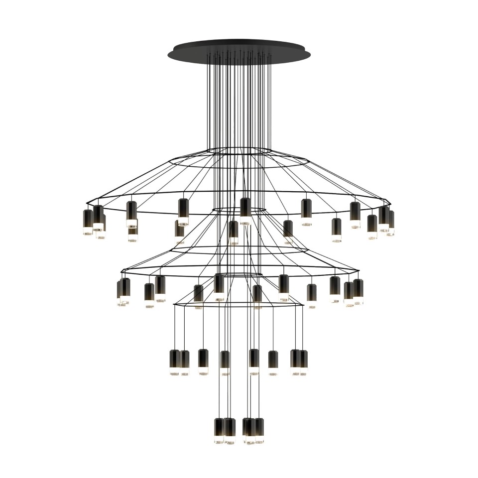 (image for) Vibia Wireflow Chandelier 0377 Lampada a sospensione