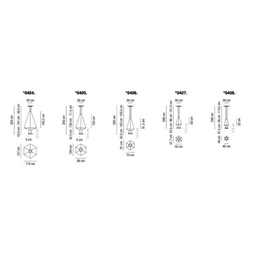 Vibia Wireflow 0404 - 0408 Lampada a sospensione - immagine 2