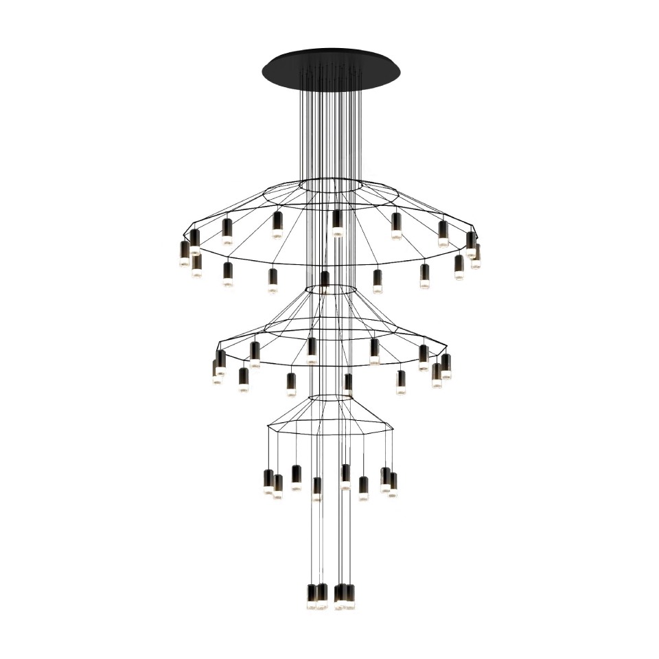 (image for) Vibia Wireflow Chandelier 0378 Lampada a sospensione