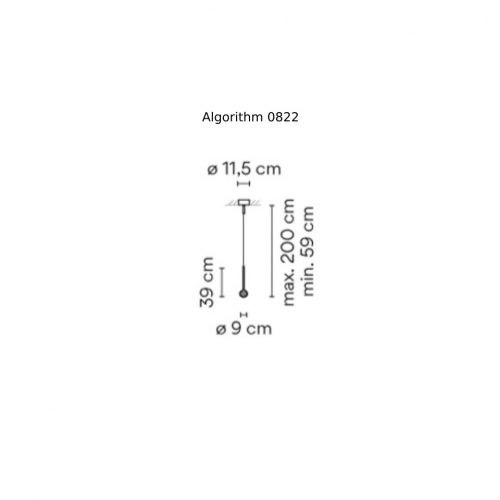 Vibia Algorithm 0820 / 0822 Suspension lamp - Image 3