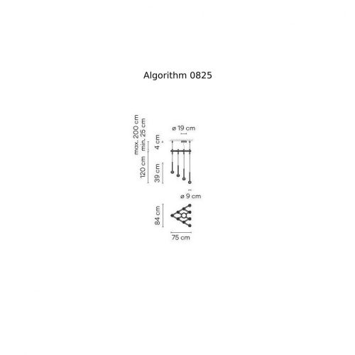Vibia Algorithm 0825 / 0827 Lampada a sospensione - immagine 2