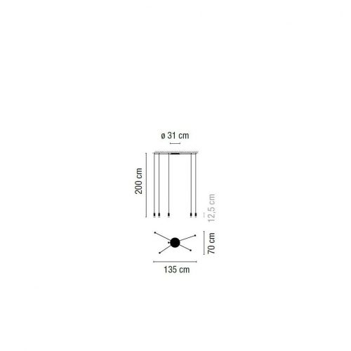 Vibia Wireflow Free-Form 0353 Suspension lamp - Image 3