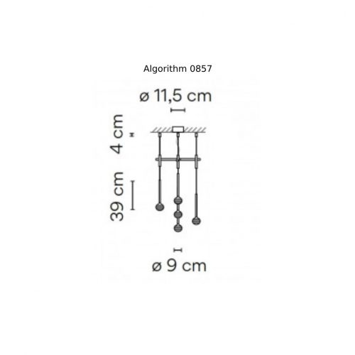 Vibia Algorithm 0855/0857 Lampada a sospensione - immagine 3