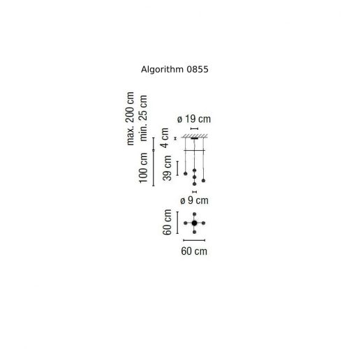 Vibia Algorithm 0855/0857 Lampada a sospensione - immagine 4