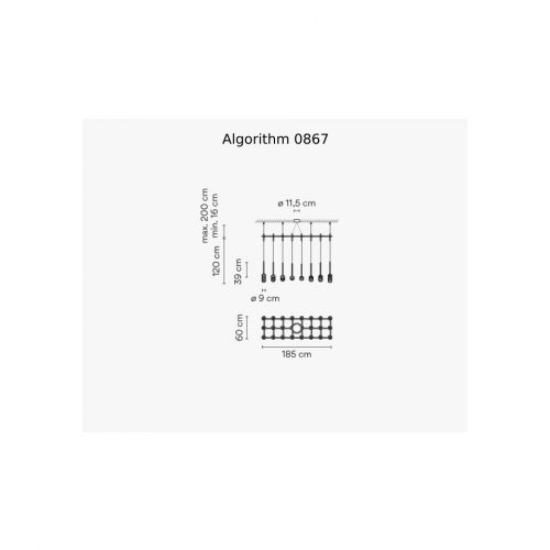 Vibia Algorithm 0865/0867 Lampada a sospensione - immagine 6
