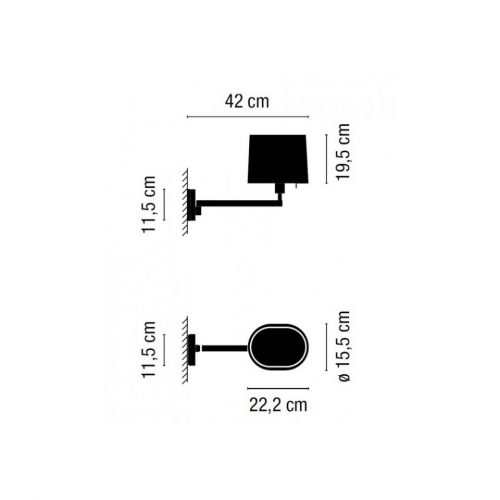 Vibia Swing 0509/0514 Lampada a parete - immagine 2