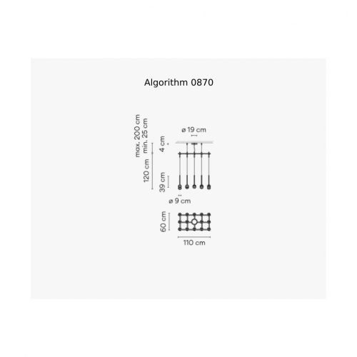 Vibia Algorithm 0870/0872 Suspension lamp - Image 3