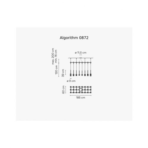 Vibia Algorithm 0870/0872 Suspension lamp - Image 2