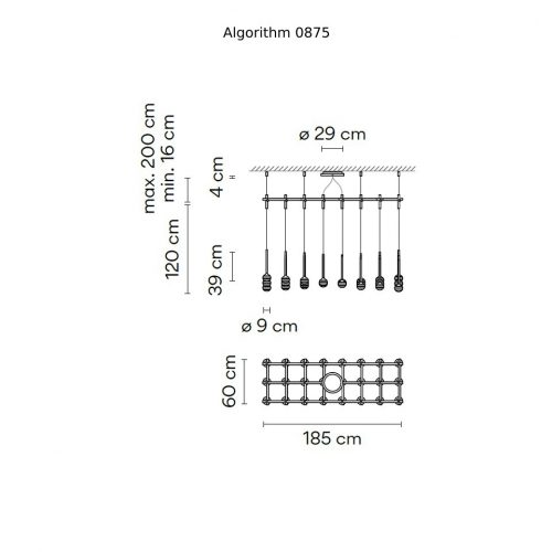 Vibia Algorithm 0875/0877 Lampada a sospensione - immagine 3