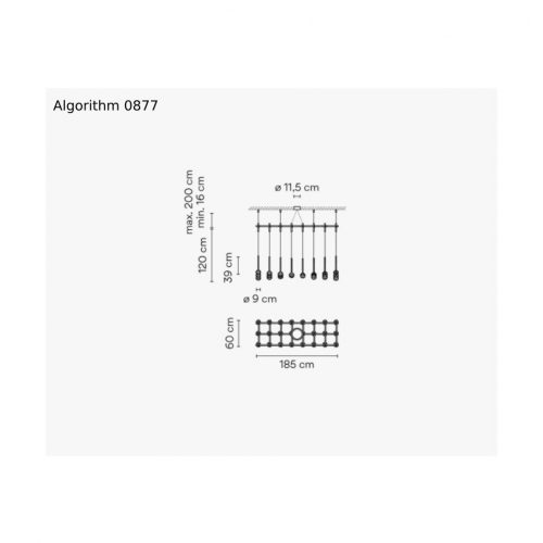 Vibia Algorithm 0875/0877 Lampada a sospensione - immagine 2