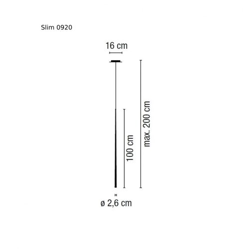 Vibia Slim 0920/0925 Suspension lamp - Image 2