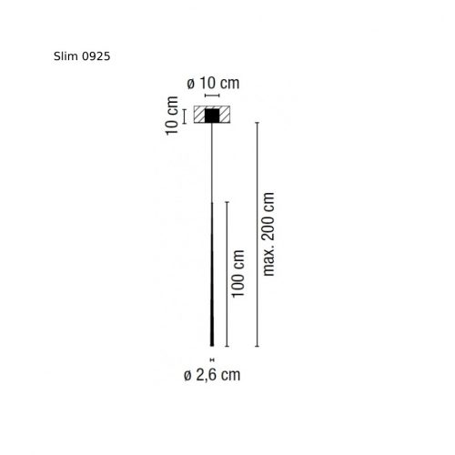 Vibia Slim 0920/0925 Suspension lamp - Image 3