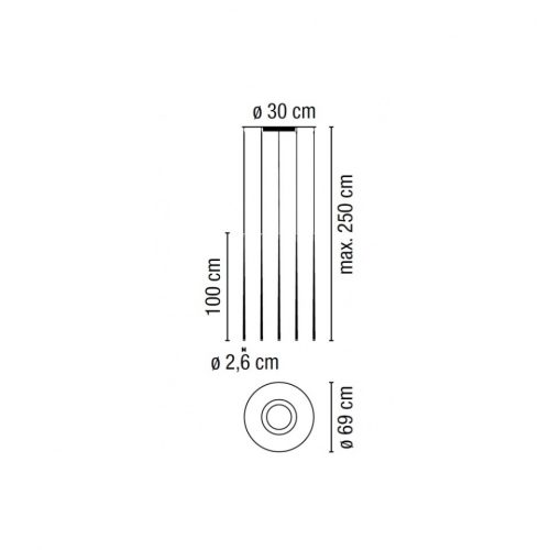 Vibia Slim 0935 Suspension lamp - Image 2