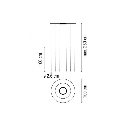 Vibia Slim 0940 Lampada a sospensione - immagine 2