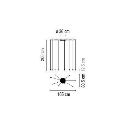 Vibia Wireflow Free-Form 0358 Suspension lamp - Image 3