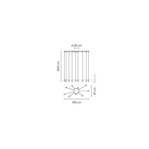 Vibia Wireflow Free-Form 0360 Lampada a sospensione - immagine 2