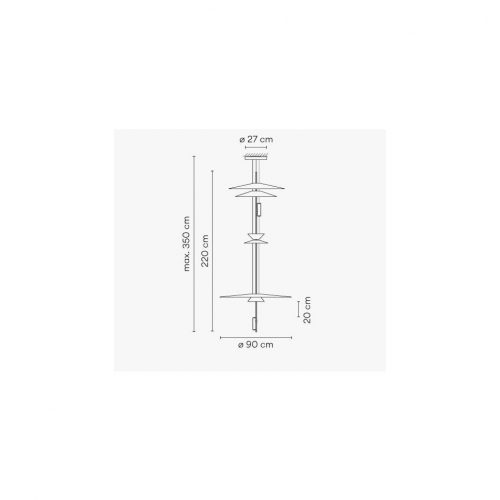 Vibia Flamingo 1570 Suspension lamp - Image 2