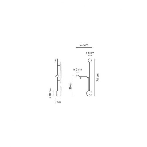 Vibia Pin 1685/1686 Wall lamp - Image 3