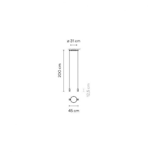 Vibia Wireflow Free-Form 0362 Suspension lamp - Image 3