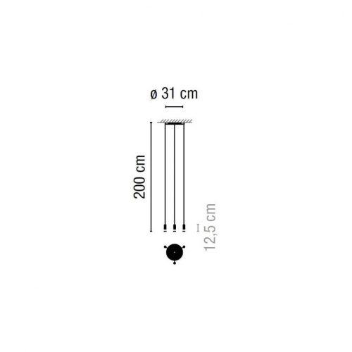 Vibia Wireflow Free-Form 0363 Lampada a sospensione - immagine 3
