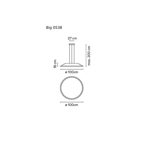 Vibia Big 0537/0538 Lampada a sospensione - immagine 2