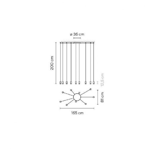 Vibia Wireflow Free-Form 0369 Lampada a sospensione - immagine 2