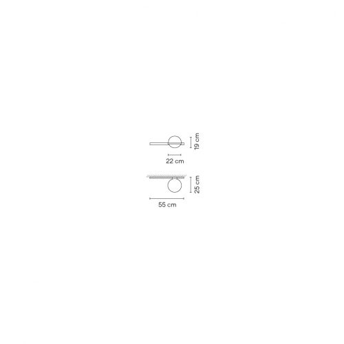Vibia Palma 3700 Lampada a parete - immagine 2