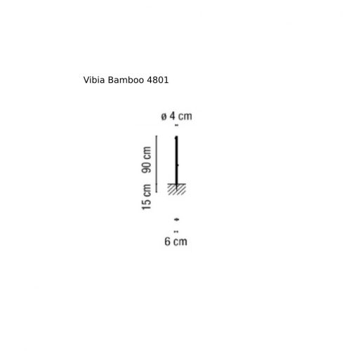 Vibia Bamboo 4800-4801 Floor lamp - Image 2